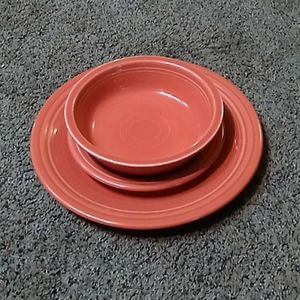 Fiesta Persimmon 3pc Set